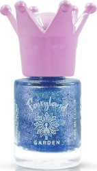 Garden Fairyland Nail Polish Glitter Blue Betty 1 Παιδικό Βερνίκι Νυχιών με Άρωμα Φράουλα, 7.5ml 12