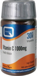 Quest Vitamin C 1000mg Timed Release Συμπλήρωμα Διατροφής για την Προστασία του Ανοσοποιητικού 30tabs 180