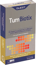 Quest TumBiotix Συμπλήρωμα Διατροφής Προβιοτικών Για Την Καλή Λειτουργία Του Εντέρου 30caps 37