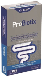 Quest Pro Biotix Συμπλήρωμα Προβιοτικών Για Την Ισορροπία Της Εντερικής Χλωρίδας 15caps 28