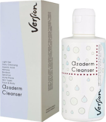 Version Azaderm Cleanser Liquid Gel for Oily Acne Skin 200ml