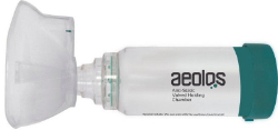 Aeolos Air Chamber Αεροθάλαμος Εισπνοών (Μάσκα+Επιστόμιο) για Ενήλικες και Παιδιά 6+ μηνών 1τμχ 150