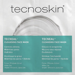Tecnoskin Tecneal Cleansing Face Mask Mάσκα Προσώπου για Βαθύ Καθαρισμό, 2x6ml 18