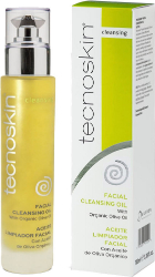 Tecnoskin Facial Cleansing Oil with Organic Olive Oil Λάδι Προσώπου Ματιών Καθαριστικό Ντεμακιγιάζ 100ml 150