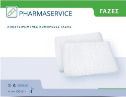 PharmaService Sterile Gauze Compresses 36Χ40cm 12τμχ