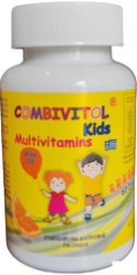 Medichrom Combivitol Multivitamins Kids, Πολυβιταμίνες για Παιδιά 60gummies 189