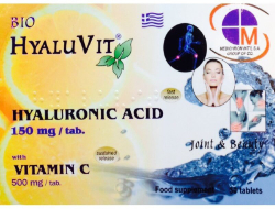 Medichrom Hyaluvit Hyaluronic Acid 150mg & VitC 500mg 30tabs
