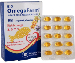 Medichrom OmegaFarm Omega 3,6,9,7 & CoQ10 Vitamin 30softcaps