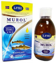 Medichrom Murol Cod Liver Oil Natural Flavor 250ml