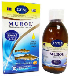 Medichrom Murol Cod Liver Oil Orange Flavor 250ml