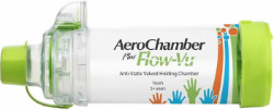 Trudell AeroChamber Plus Flow Vu Youth Αεροθάλαμος Εισπνοών Κατάλληλος για Παιδιά Με Επιστόμιο 5+ ετών 1τμχ 177