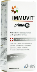 Leriva Immuvit Prime 50+ Multivitamin Συμπλήρωμα 30softcaps