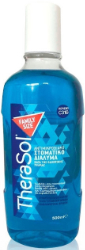 Therasol Antimicrobial Mouthwash Family Size Αντιμικροβιακό Στοματικό Διάλυμα Κατά της Πλάκας Γεύση Μέντα 500ml 555