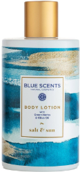 Blue Scents Body Lotion Salt & Sand Γαλάκτωμα Σώματος με Εκχυλίσματα Βοτάνων Ελαιόλαδο Άρωμα Νότες Θαλασσινής Αύρας 300ml 330