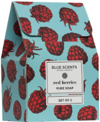 Blue Scents Pure Soap Red Berries Set 2x135gr Σετ Σαπουνιού με Άρωμα Κόκκινων Μούρων 300