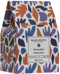 Blue Scents Pure Soap Lavender Set of 2x135gr Σετ Σαπουνιού με Άρωμα Λεβάντα 300
