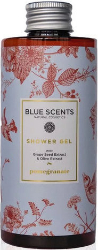 Blue Scents Shower Gel with Grape Seed Extract & Olive Oil Ρomegranate Αφρόλουτρο με Εκχύλισμα Σταφυλιού Ελαιόλαδο Ρόδι 300ml 320