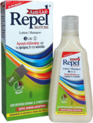 UniPharma Repel Anti-lice Restore Αντιφθειρική Αγωγή Σαμπουάν σε μορφή Λοσιόν & Χτενάκι 200gr 280