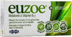 UniPharma Euzoe Melatonin & Vitamin B12 30tabs