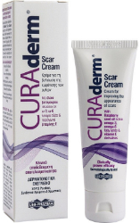 Unipharma CURAderm Scar Cream Κρέμα Βελτίωσης Εμφάνισης Ουλών 50ml 80
