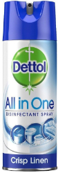 Dettol All In One Crisp Linen Disinfectant Spray 400ml