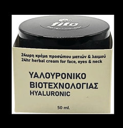 Fito+ Hyalouronic & Nutripeptides 24h Face Cream 24ωρη Φυτική Κρέμα Προσώπου, Ματιών & Λαιμού με Υαλουρονικό Βιοτεχνολογίας 50ml 100