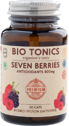 Bio Tonics Seven Berries Antioxidants 400mg 30caps
