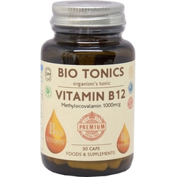 Bio Tonics Vitamin B12 1000mcg 30caps 