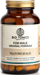 Bio Tonics Male Multi 1225mg Συμπλήρωμα Πολυβιταμίνης για Άνδρες 60vcaps 140