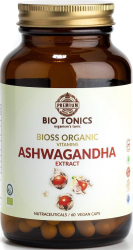 Bio Tonics Bio Ashwagandha 320mg  Συμπλήρωμα Διατροφής για την Φυσιολογική Λειτουργία του Νευρικού Συστήματος 60caps 120