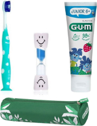 Gum Junior Οδοντόπαστα 6+ ετών 50ml & Οδοντόβουρτσα 6-9 ετών