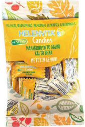 Helenvita Candies Lemon Καραμέλες για τον Ερεθισμένο Λαιμό & το Βήχα Λεμόνι 60gr 67