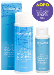 Helenvita Anti Hair Loss Tonic Men Shampoo 200ml & Δώρο 100ml 400