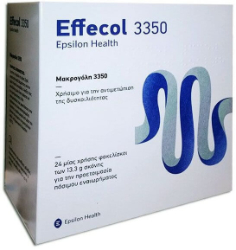 Epsilon Health Effecol 3350 Συμπλήρωμα Διατροφής για την Αντιμετώπιση της Δυσκοιλιότητας 24sachets 400