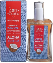 Aloe+ Colors Aloha In Denim Shimmering Dry Oil Για Μαλλιά, Πρόσωπο και Σώμα 100ml 199