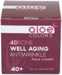 Aloe+ Colors 4Drone Well Aging Anti Wrinkle Face Cream 40+ Αντιγηραντική Αντιρυτιδική Κρέμα Προσώπου 50ml 81