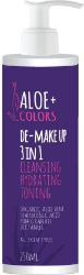 Aloe+ Colors De Make Up 3in1 Cleansing Hydrating Toning Γαλάκτωμα Ντεμακιγιάζ 3σε1 250ml 287