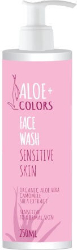 Aloe+ Colors Face Wash Sensitive Skin Καθαριστικό Τζελ Προσώπου 250ml 300