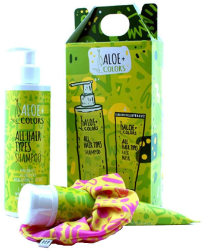 Aloe+ Colors Set All Hair Types Shampoo 250ml & All Hair Types Hair Mask 250ml & Δώρο 1 Scrunchie Μαλλιών 520