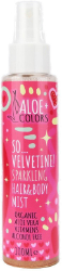 Aloe+ Colors So Velvetine Sparkling Hair & Body Mist Ενυδατικό Σπρέι Σώματος & Μαλλιών με Άρωμα Πούδρας & Glitter 100ml 130