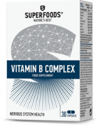Superfoods Vitamin B Complex Συμπλήρωμα Βιταμίνης B 30caps 