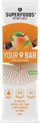 Superfoods Your Bar Supercharged Bar Apricot Flavor 45gr