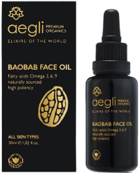 Aegli Premium Organics Baobab Elixir Dry Face Oil 30ml
