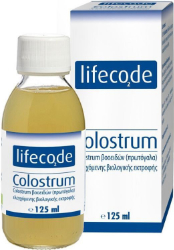 Lifecode Bio-Colostrum Φυσικό Συμπλήρωμα Διατροφής με Πρωτόγαλα Βοοειδών για Ενίσχυση Ανοσοποιητικού Συστήματος 125ml 240