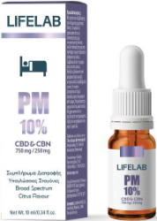 Lifelab PM 10% CBD & CBN Υπογλώσσιες Σταγόνες Έλαιο Κάνναβης για Χαλάρωση το Βράδυ 10ml 29