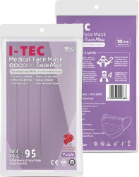 I-TEC Face Protection Mask One Use 3ply 10τμχ