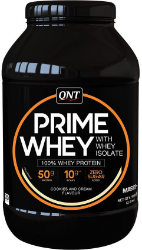 QNT Prime Whey 100% Whey Isolate Cookies+Cream 908gr