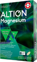 Altion Magnesium 375mg Συμπλήρωμα Διατροφής για Φυσιολογική Λειτουργία του Μυϊκού & Νευρικού Συστήματος 30tabs 60