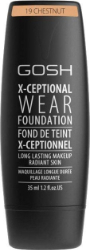 Gosh X Ceptional Wear Foundation 19 Chestnut Make up Κάλυψης για Ξηρό Ταλαιπωρημένο Δέρμα 35ml 62