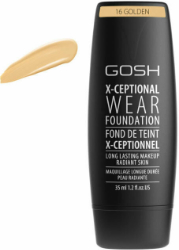 Gosh X Ceptional Wear Foundation 16 Golden Make up Κάλυψης για Ξηρό Ταλαιπωρημένο Δέρμα 35ml	 55